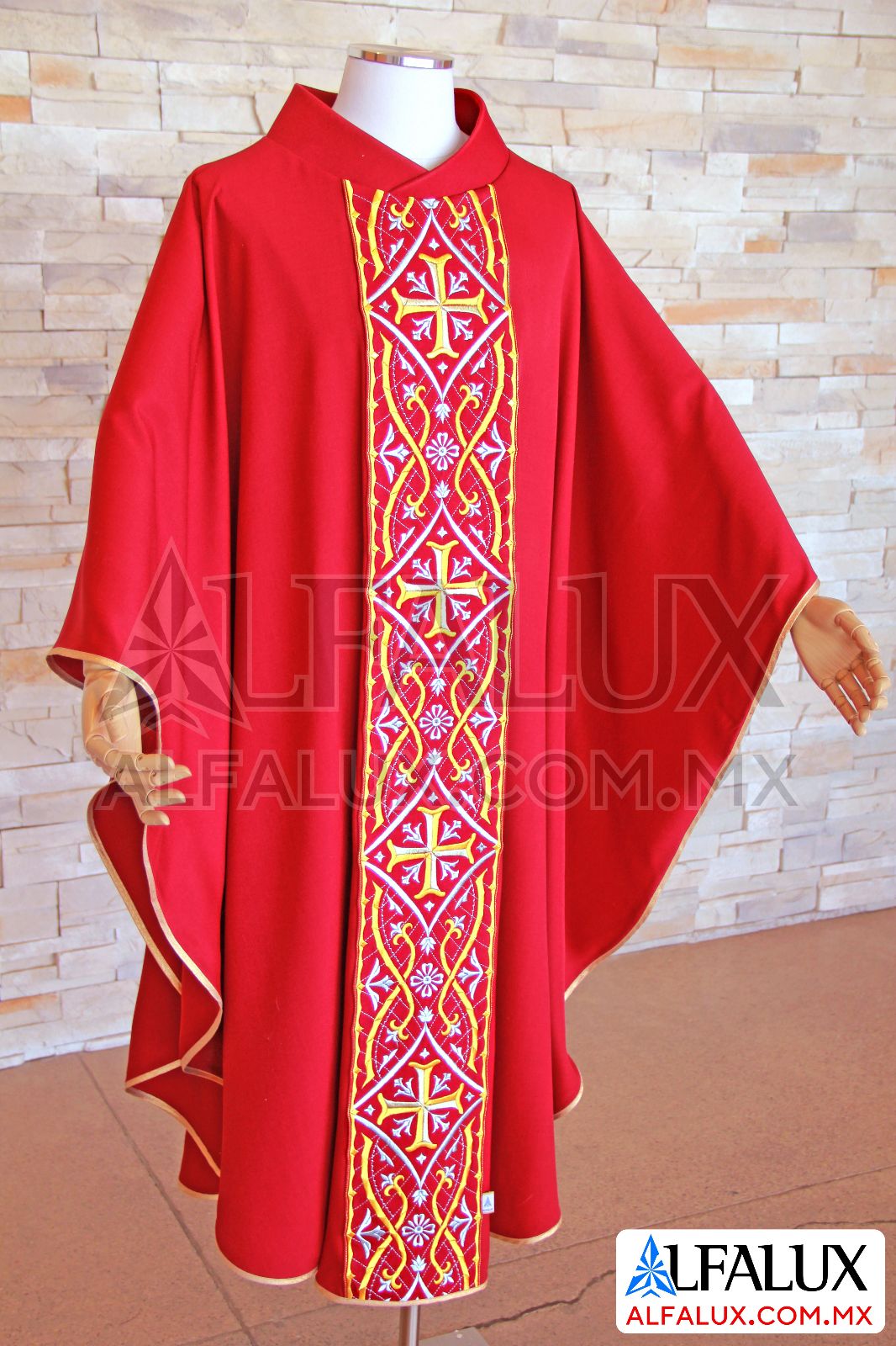 05 FRANCES RECTO  Casulla Alfalux Rojo Central 300 (5)